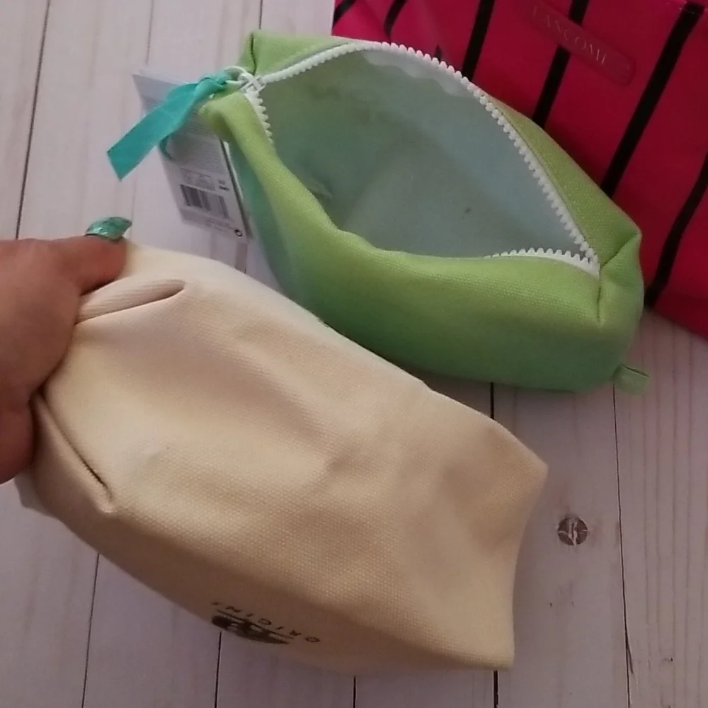 3 make up‎ bags,origins lancome